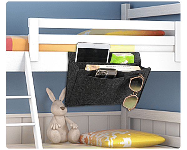 Sengside Felt Opbevaringspose Med Lommer Seng Sofa Skrivebord Hængende ,ZQKLA