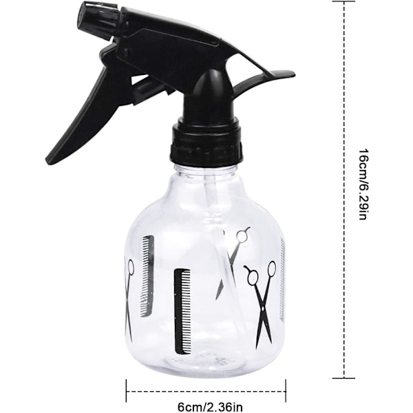 Muoviset Suihkepullot, 250ml Suuri Tilavuus Suihkepullo Sal,ZQKLA