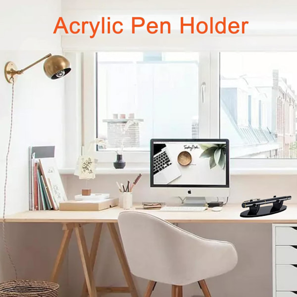 2 Stykker Akryl Display Stativ Pen Display Stativ Horisontal S,ZQKLA