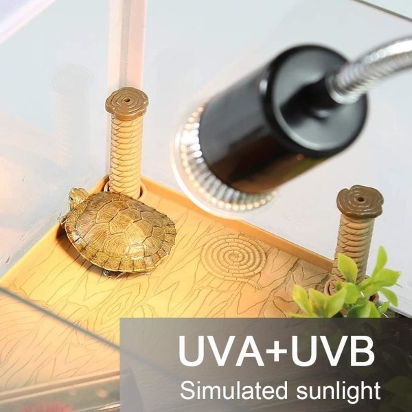 2 UVA UVB lamppua 25W ja 50W, Terraario lämmityslamppu, ZQKLA