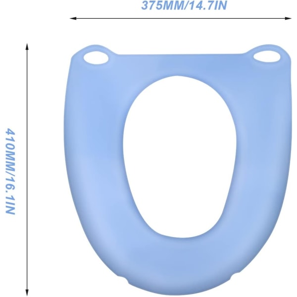 Silikon Toalettsete, Vanntett Portable Contour Toalettmatte, ZQKLA