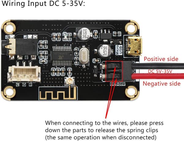Bluetooth Modul, Bærbar Bluetooth Audio Receiver, ZQKLA