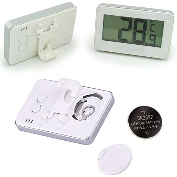 Digital Termometer för Kylskåp, Mini Digital LCD Termometer, ZQKLA