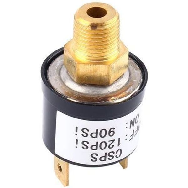 Trykkbryterventil for luftkompressor, tungt utstyr, 90-120 PSI