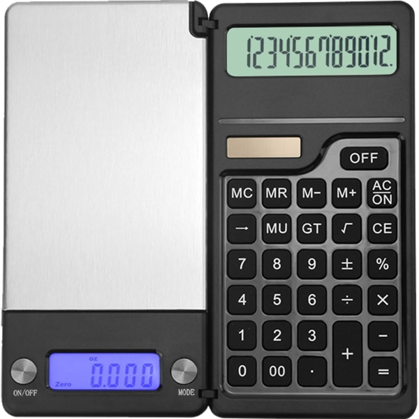 Grunnleggende kalkulator Matvekt for små kjøkken (1 kg/0,1 g), 10 LCD, ZQKLA