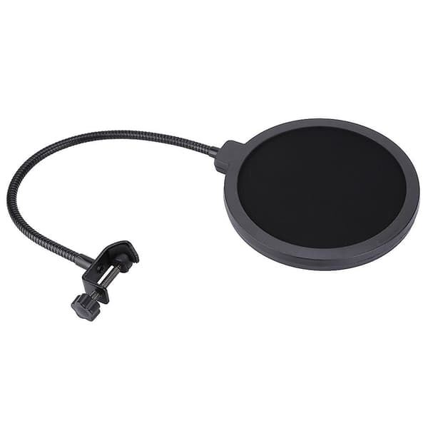 15,5 cm Diameter Pop-Up Filter Sprayhuv Mikrofoninspelningsstudio Popskydd Mikrofonfilter Mask
