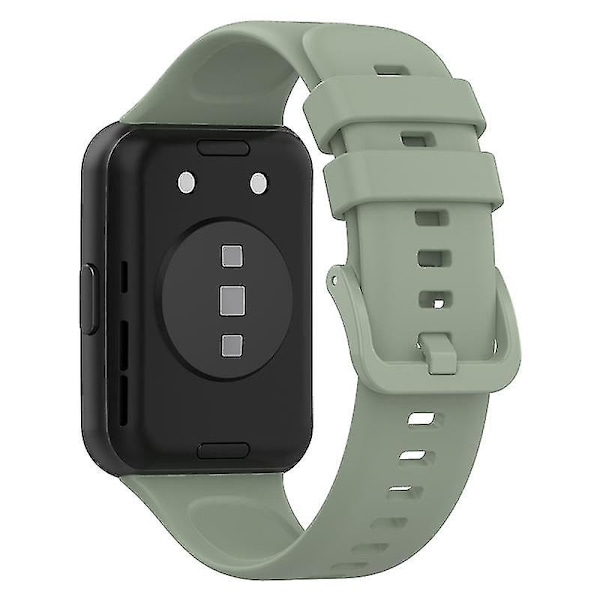 Silikone urrem til Huawei Watch Fit 2, vandtæt udskiftningsarmbånd Light green, Light Green Style C Huawei Watch Fit 2