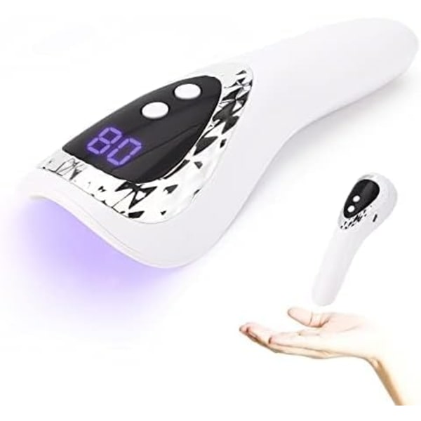 UV-gelneglelampe, bærbar UV LED-neglelampe for gellakk T,ZQKLA