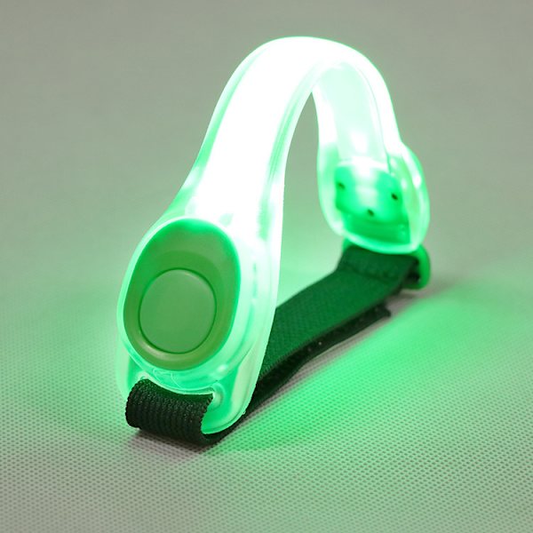 （2 kpl Vihreä） Led-valohihna turvavyö yöjuoksuun, ZQKLA