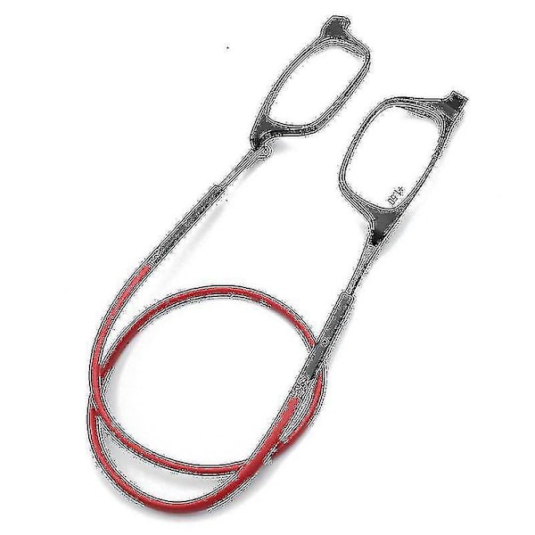Lukulasit Korkealaatuiset TR Magneettinen Absorptio Riippuvat Kaulassa Lukulasit Black 2.75 Magnification