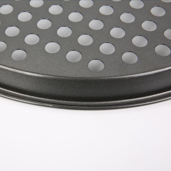 30 cm Pizzabricka med Perforering - Perforerad Pizzabricka - C,ZQKLA