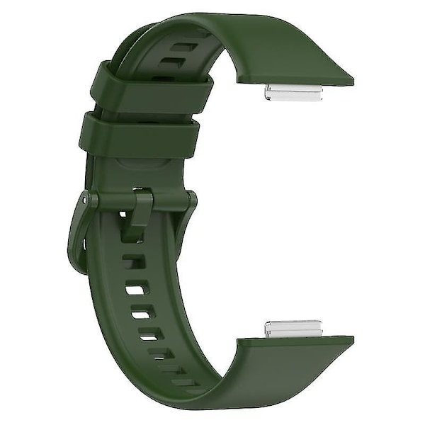 Silikone urrem til Huawei Watch Fit 2, vandtæt udskiftningsarmbånd Turquoise, Army Green Style J Huawei Watch Fit 2