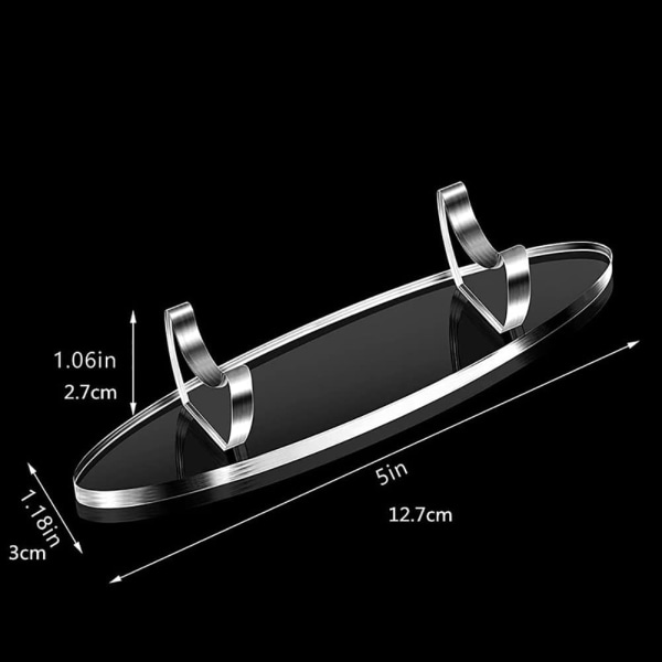 2 delar Akryl Pen Display Stand Plast Pennhållare Makeup, ZQKLA