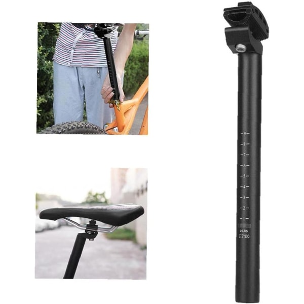 Justerbar cykelsadelstolpe med fjädring, aluminiumlegering, ZQKLA