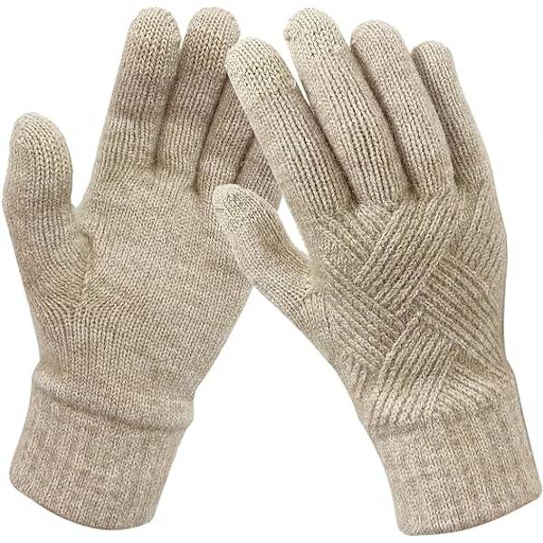 Termiske Vinterhandsker Dame Touch Screen Uld Varmt For C,ZQKLA