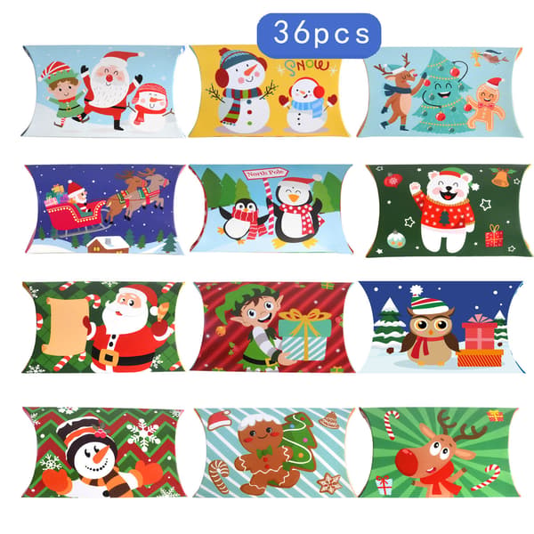 36 st julpartypresentaskar, julklappsfavoritaskar, C,ZQKLA