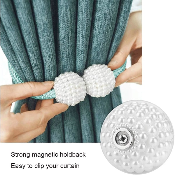 Magnetiska Gardinband Hållare (2-pack) - Fönsterband, ZQKLA