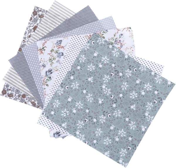 7 stk stoffkvadrater blader bomulls patchwork håndverk DIY sy, ZQKLA