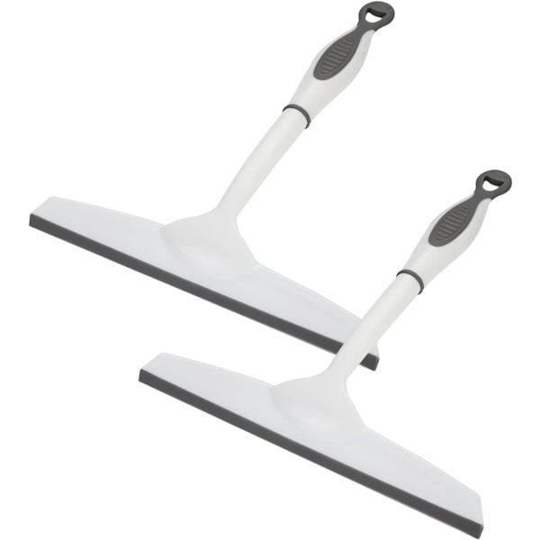 2-pack duschdragskrapa, kan användas för fönster, badrum, ZQKLA