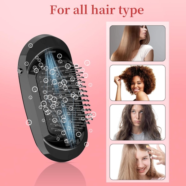 Professionell elektrisk jonisk hårborste för burrigt hår， Enhan, ZQKLA