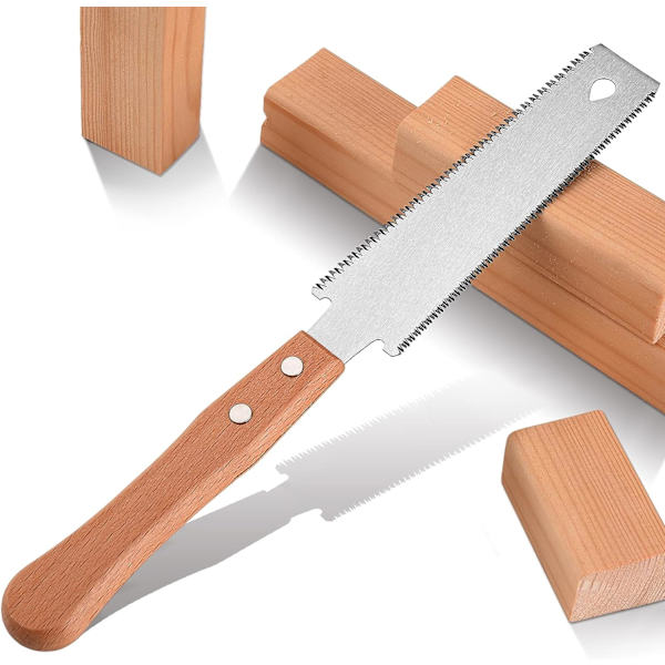 Liten handsåg för träbearbetning, flexibelt blad 15cm dubbel e, ZQKLA
