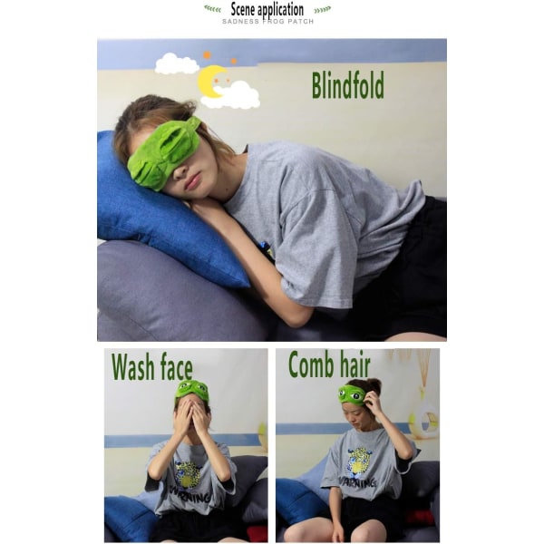 2kpl Eye Cover Sleep Mask naisille ja miehille, Night Mask, Ant,ZQKLA