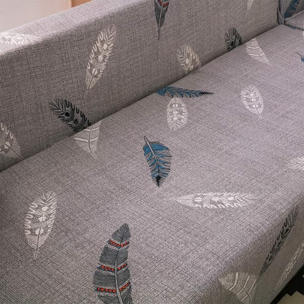 Print Stretch Sofatrekk, Moderne Sklisikker 3-seters Elastisk Sofa, ZQKLA