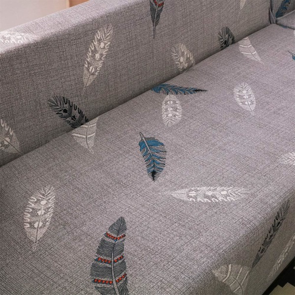 Tryckt Stretch Sofföverdrag, Modernt Halkfritt 3-sits Elastiskt Sofföverdrag, ZQKLA