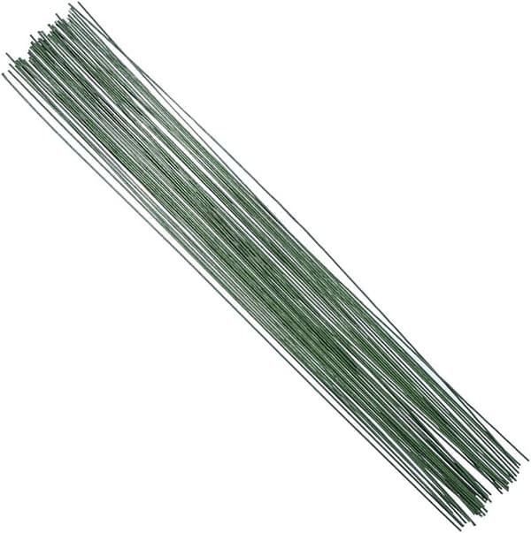 Mörkgrön Blommig Papperlindad Tråd 30 cm, 50/Förpackning, ZQKLA