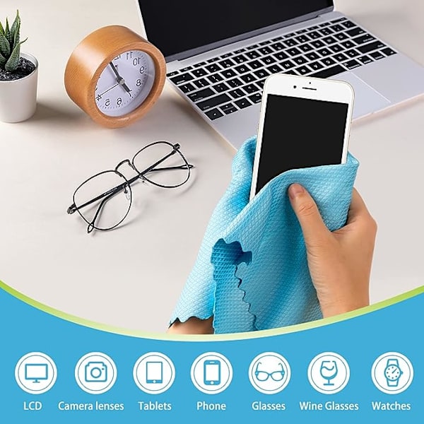 Mikrokuituiset lasinpesuliinat - 10 kpl, Premium Microfiber Gl, ZQKLA