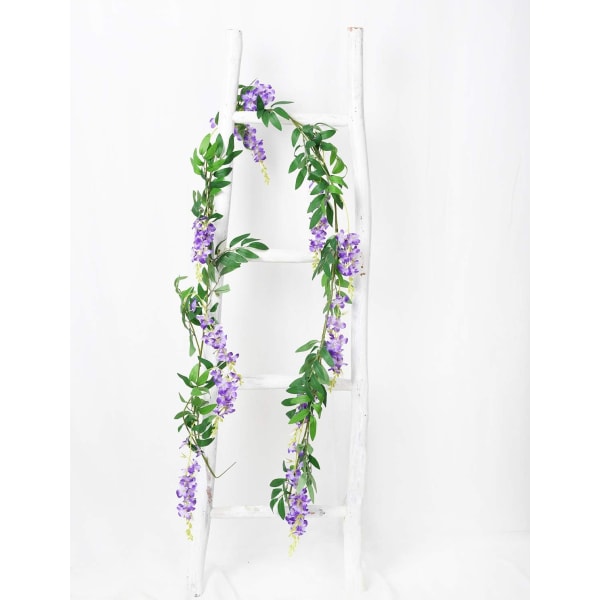 2 Stk 6Ft/Piece Kunstige blomster Silke Wisteria Garland Artificia