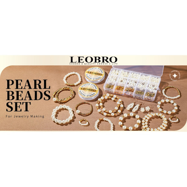 Handgjorda Pärlor Set, Armband Tillbehör, 720 stycken