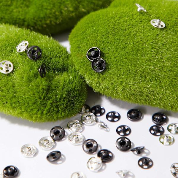 12 Sett Sy-knapper Sy-knapper DIY Snap-lås