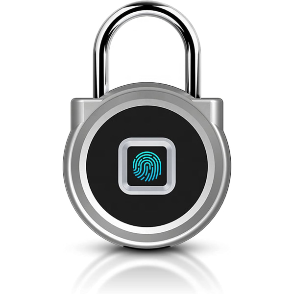 (Silver)P5 Biometrisk Vattentät USB Uppladdningsbart Fingerprint, ZQKLA