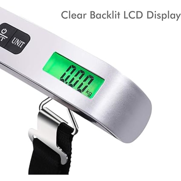 Digital vekt med temperatursensor og orienteringsvogn for