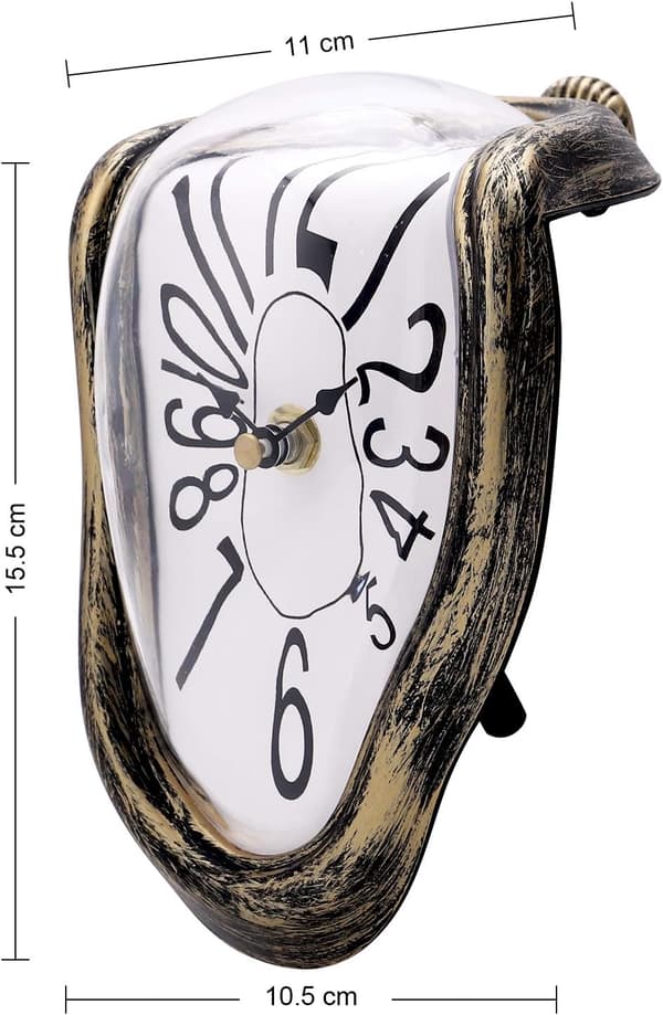 Tyst Kreativ Surrealism Smältande Klocka Inspirerad av Arabiska Siffror