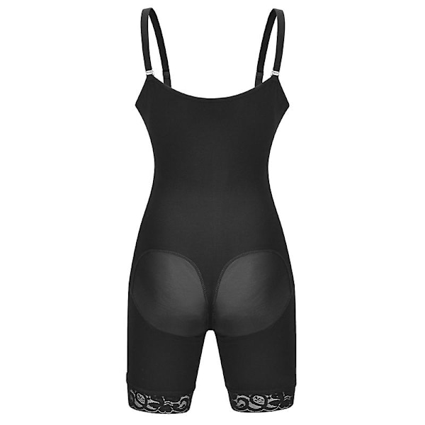 Colombianske Fajas Formende Post-Operativ Kompresjonsplagg Åpen Kropp Shaper Krok Girdler Shapewear Etter Fødsel Kvinner (Svart, XL)