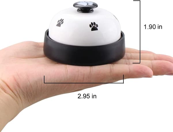 Hundetreningsklokke, sett med 2, for valper og hunder, D