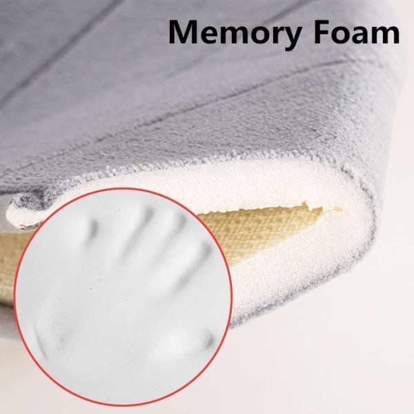 Badrumsmatta Halkfri Memory Foam Badmatta för Badrum, Mic, ZQKLA