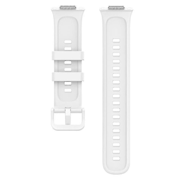 Silikone urrem til Huawei Watch Fit 2, vandtæt udskiftningsarmbånd White, White Style A Huawei Watch Fit 2