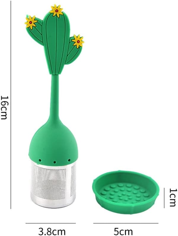 Återanvändbar Kaktus-Teinfuser - För Löst Te eller Örtte -