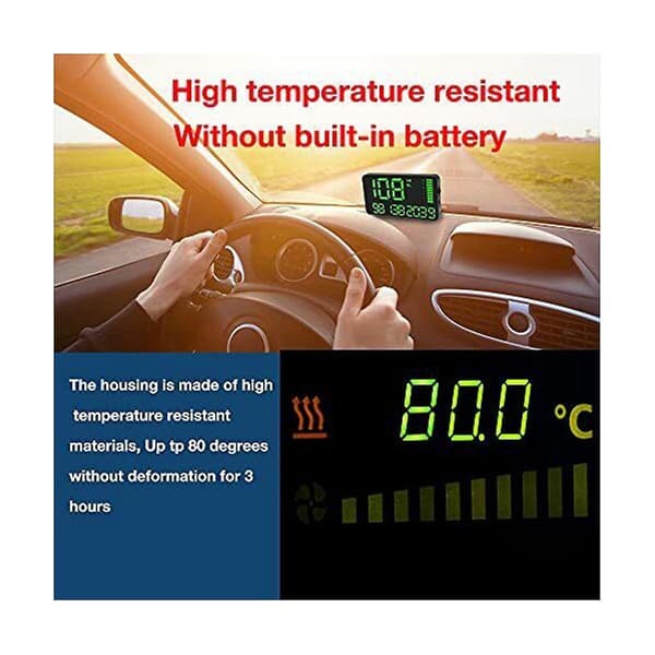 C90 Head-up Display Højdemeter Gps Speedometer Bil Tilbehør