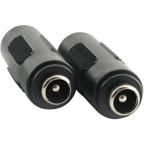 DC 5.5x2.1mm Honkontakt till Honkontakt, Hon till Hon, ZQKLA