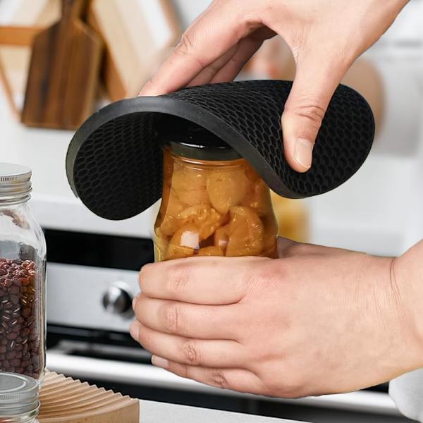 Silikonmåtte, 6 pakker Multifunktionel Skridsikker Varmebestandig Grydeholder