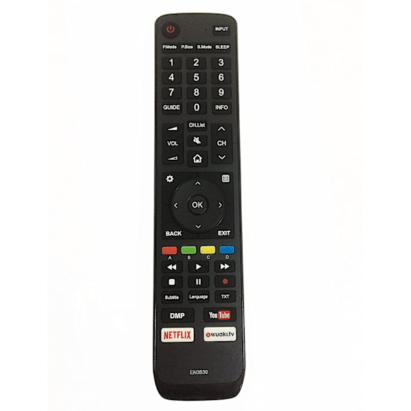 En3b39 Fjärrkontroll för Hisense LED LCD TV