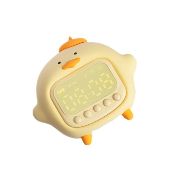 Kram Duck Väckarklocka Barn Snooze Alarm Timekeeping Clock,ZQKLA