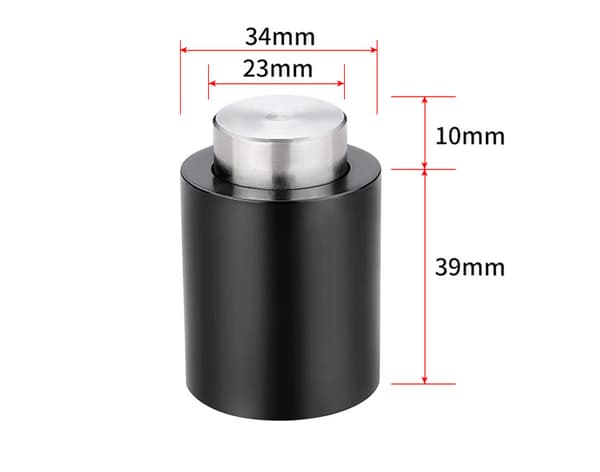 304 rustfrit stål magnetisk dørstopper gulv dørstopper, ZQKLA