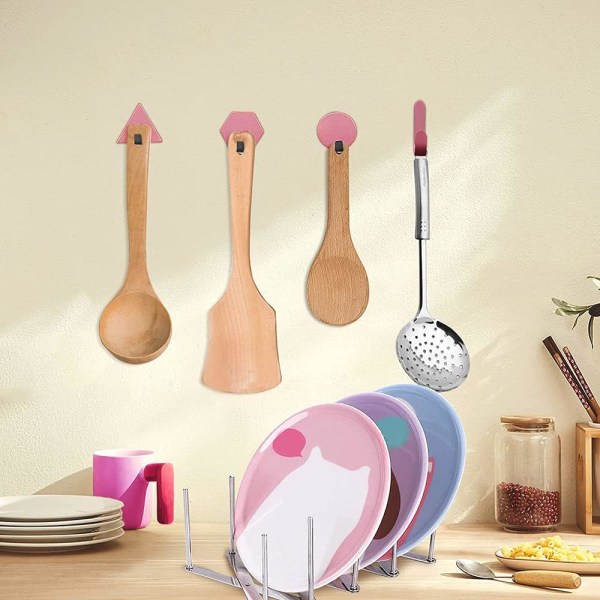 Set med 2 Lockhållare, Utdragbara, Rostfritt Stål, Multifunktionella, ZQKLA