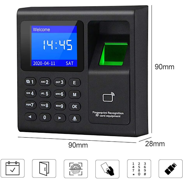 Intelligent biometrisk fingeravtrykk-registreringssystem