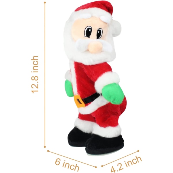 Twerking Santa Claus, Musikaalinen Shaking Hips Santa Claus Singi, ZQKLA